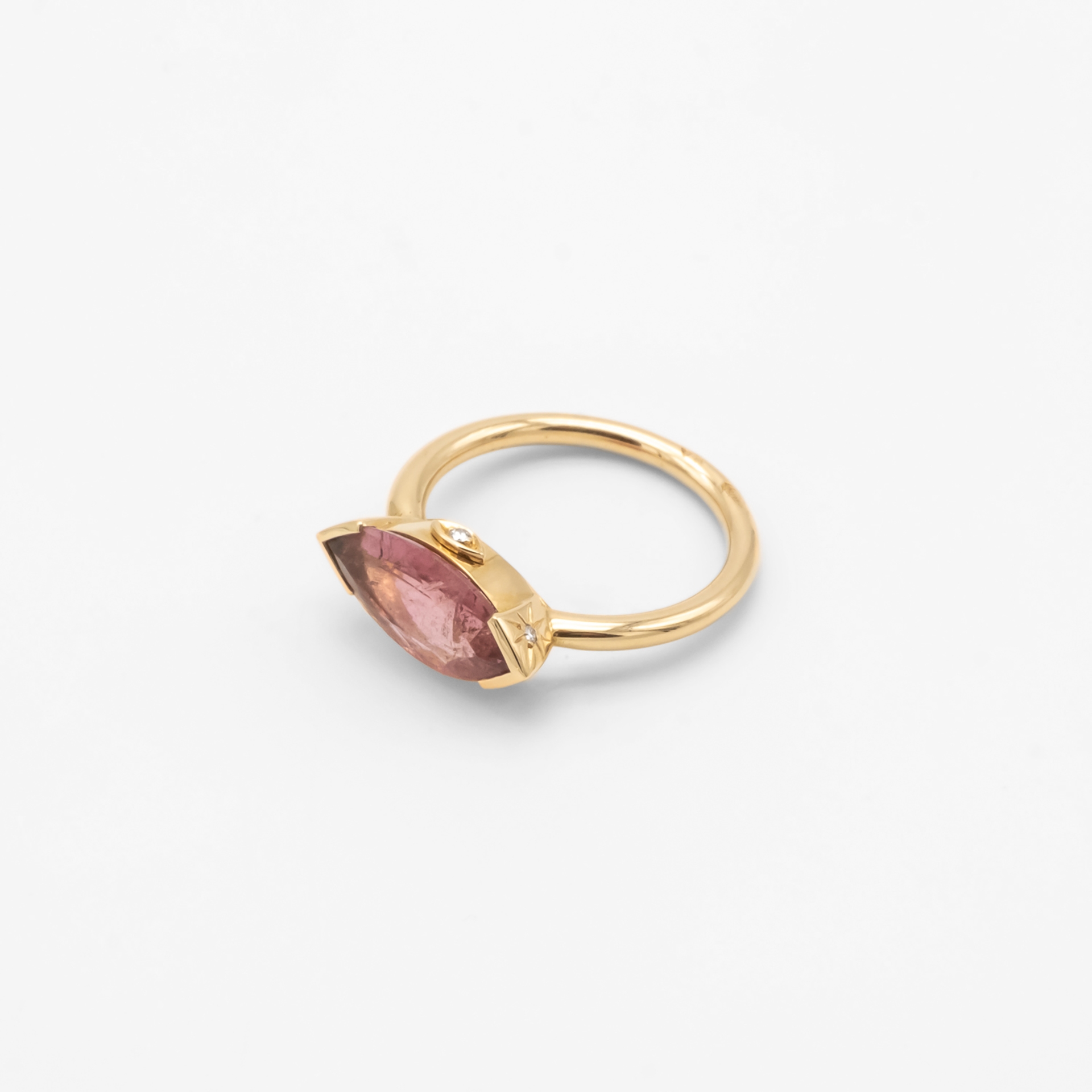 Bague Tourmaline Rose