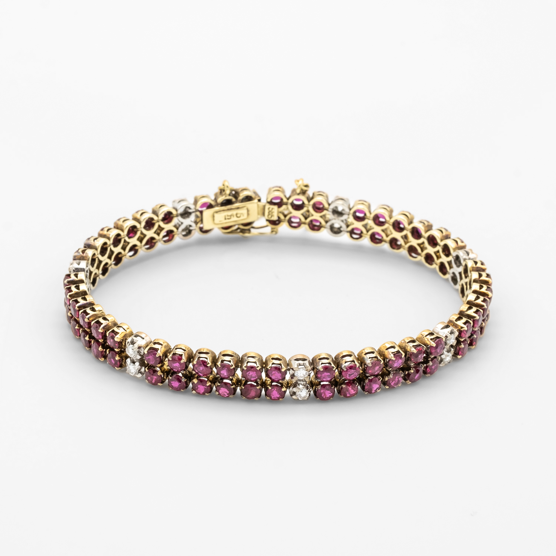 Bracelet Rubis et Diamants